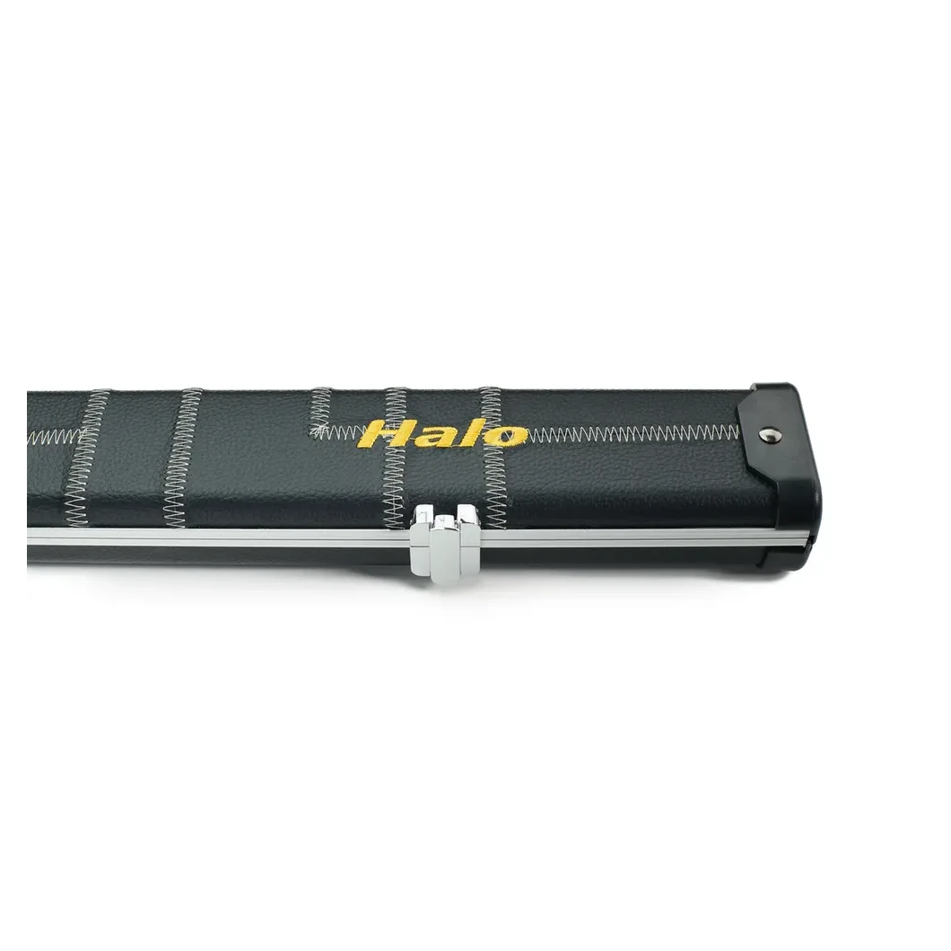 Peradon Halo Black Patch Silver Stitch ¾ Snooker Cue Case