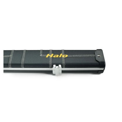 Peradon Halo Black Patch Silver Stitch ¾ Snooker Cue Case
