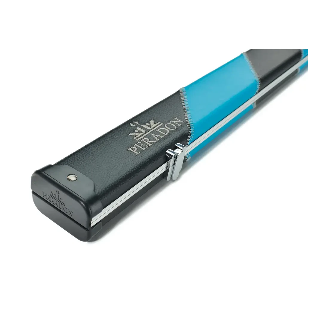 Peradon Halo Black & Sky Stripe ¾ Snooker Cue Case