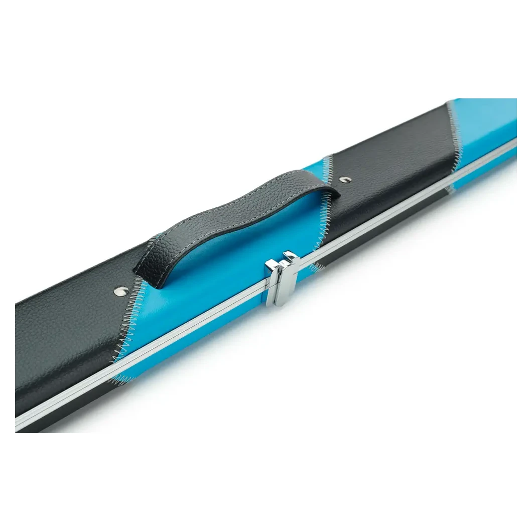 Peradon Halo Black & Sky Stripe ¾ Snooker Cue Case
