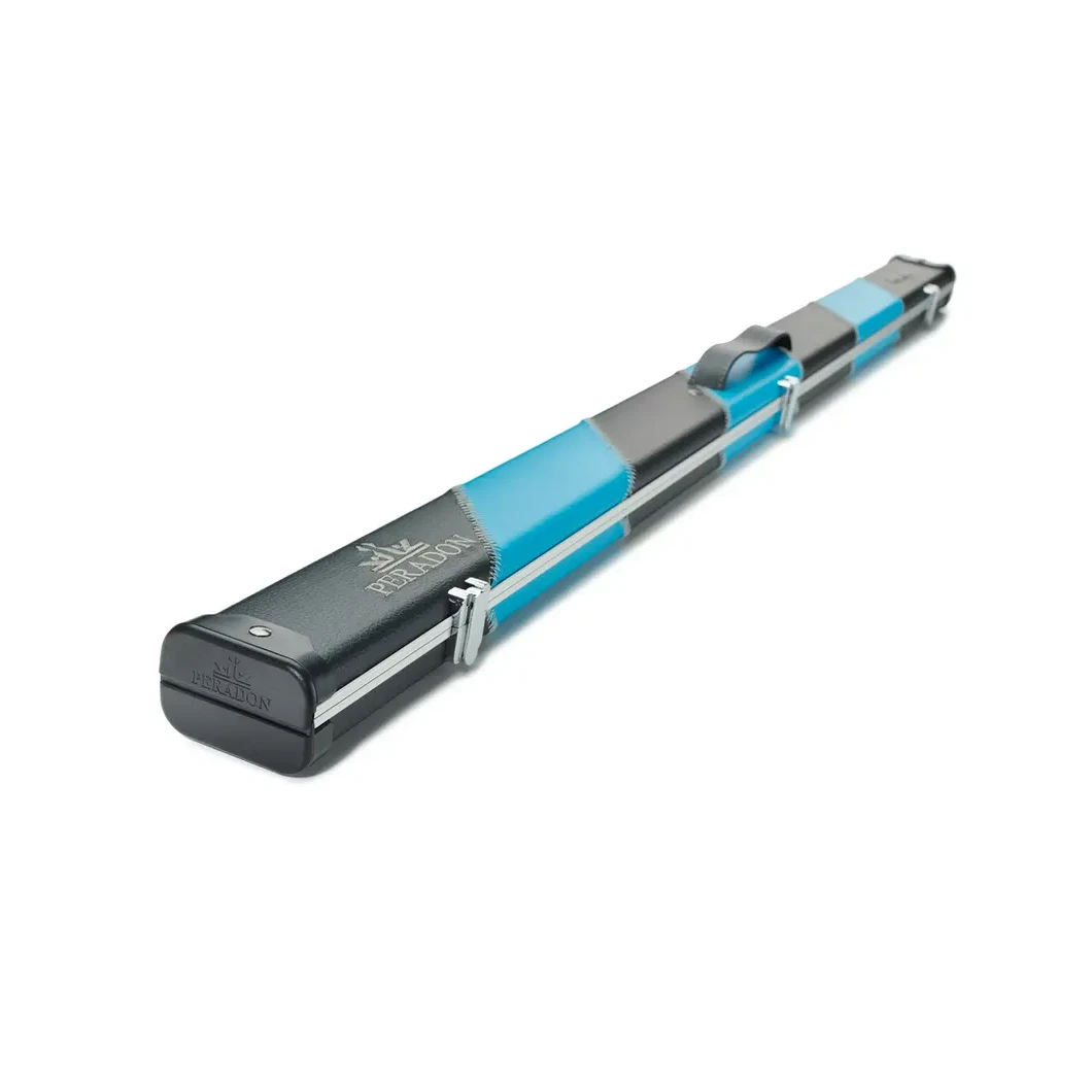 Peradon Halo Black & Sky Stripe ¾ Snooker Cue Case