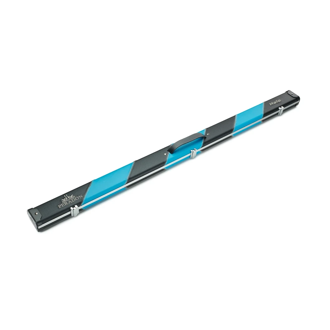 Peradon Halo Black & Sky Stripe ¾ Snooker Cue Case