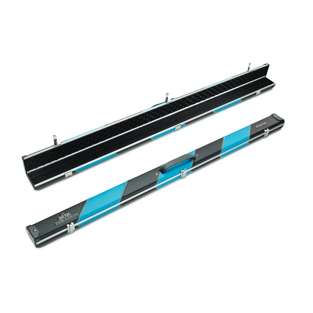 Peradon Halo Black & Sky Stripe ¾ Snooker Cue Case
