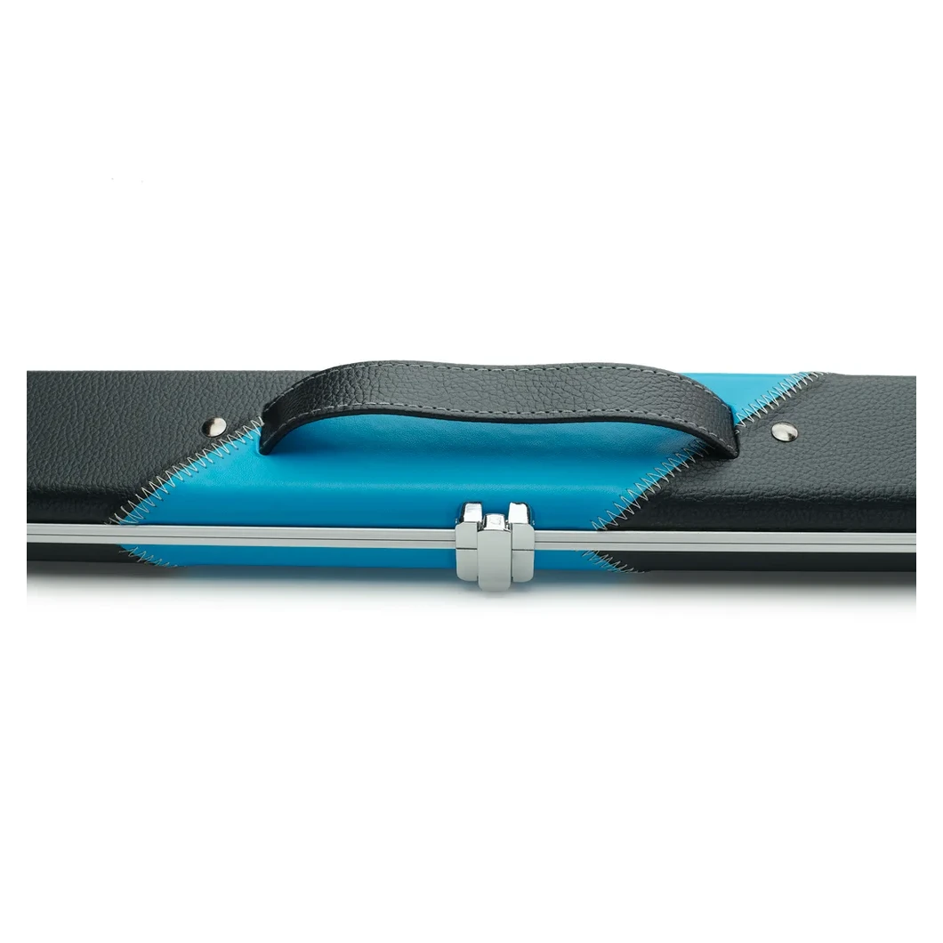 Peradon Halo Black & Sky Stripe ¾ Snooker Cue Case