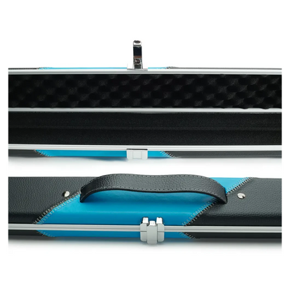 Peradon Halo Black & Sky Stripe ¾ Snooker Cue Case