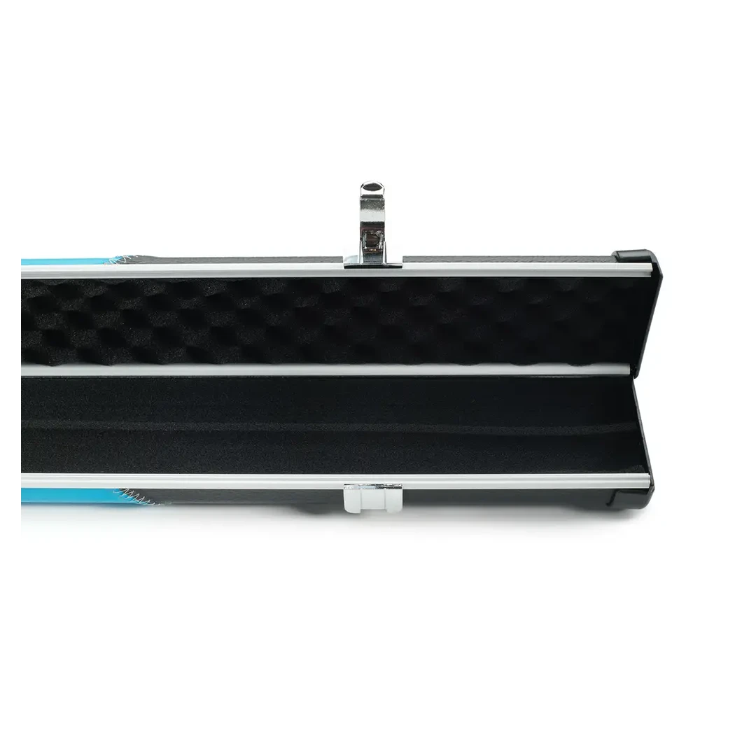 Peradon Halo Black & Sky Stripe ¾ Snooker Cue Case