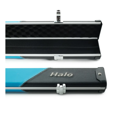 Peradon Halo Black & Sky Stripe ¾ Snooker Cue Case