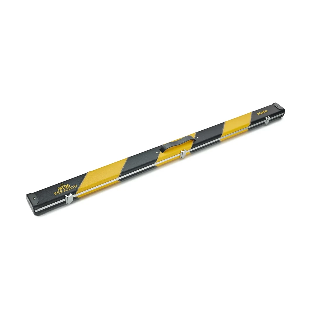 Peradon Halo Black & Yellow Stripe ¾ Snooker Cue Case