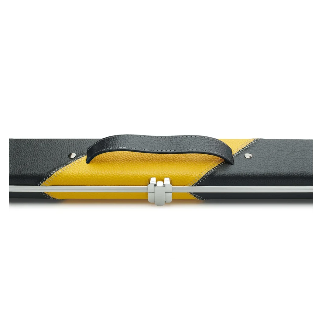 Peradon Halo Black & Yellow Stripe ¾ Snooker Cue Case