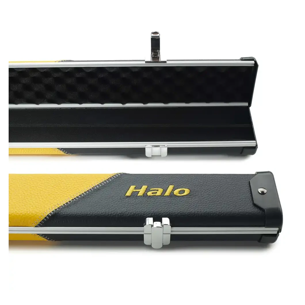 Peradon Halo Black & Yellow Stripe ¾ Snooker Cue Case