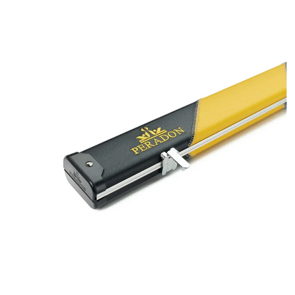 Peradon Halo Black & Yellow Stripe ¾ Snooker Cue Case