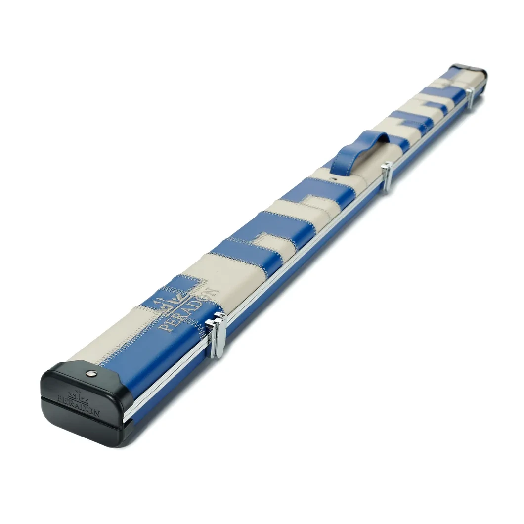 Peradon Halo Blue Cream Patchwork ¾ Snooker Cue Case