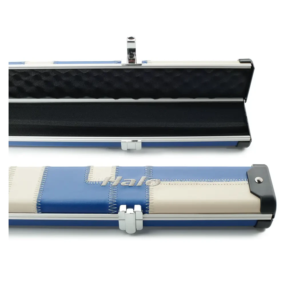 Peradon Halo Blue Cream Patchwork ¾ Snooker Cue Case