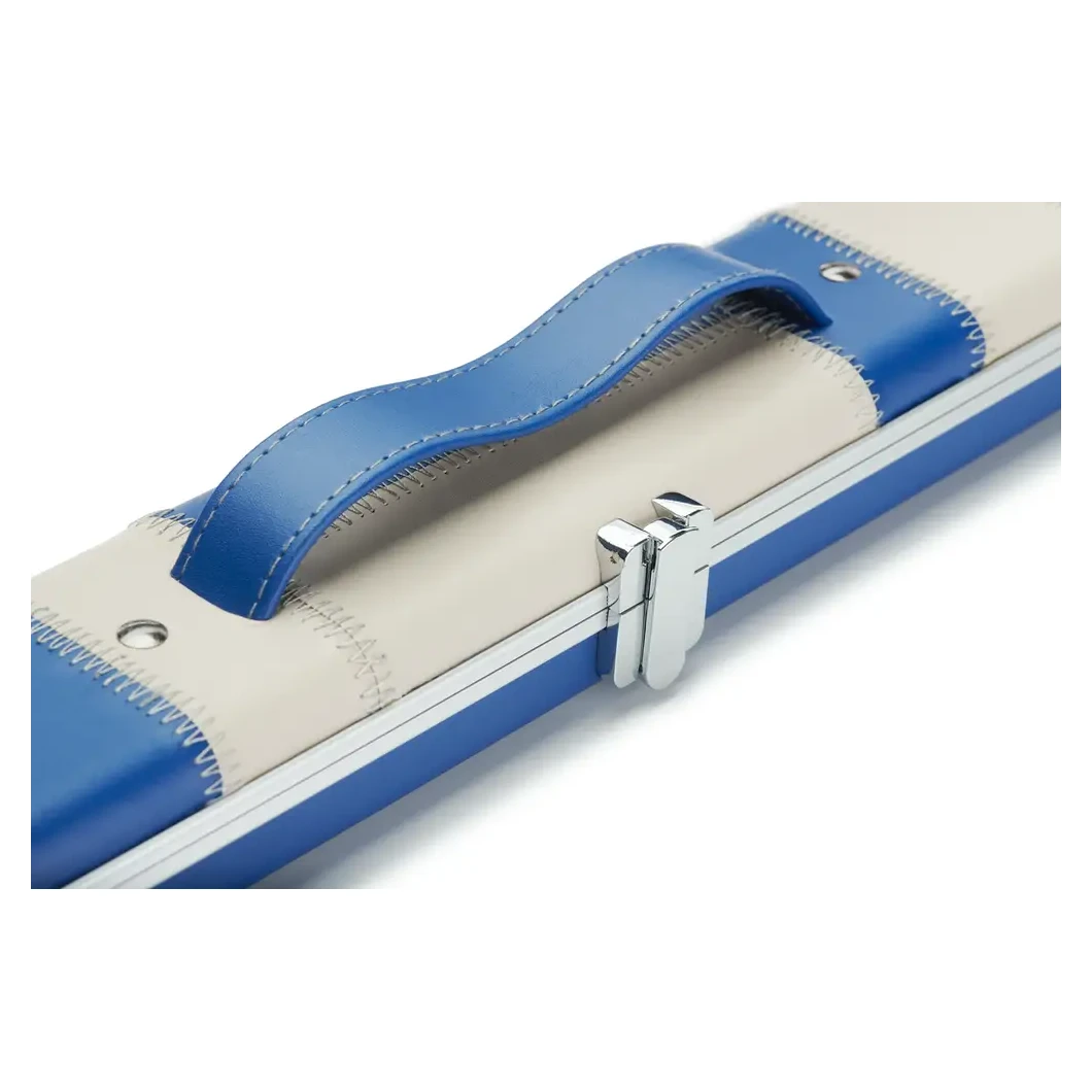 Peradon Halo Blue Cream Patchwork ¾ Snooker Cue Case