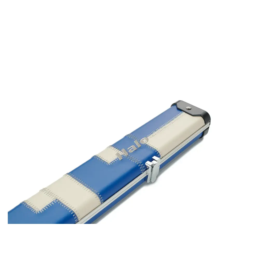 Peradon Halo Blue Cream Patchwork ¾ Snooker Cue Case