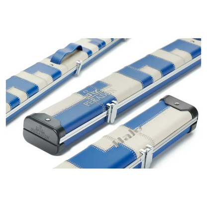Peradon Halo Blue Cream Patchwork ¾ Snooker Cue Case