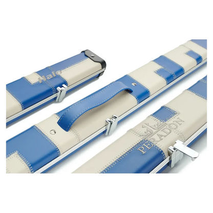 Peradon Halo Blue Cream Patchwork ¾ Snooker Cue Case