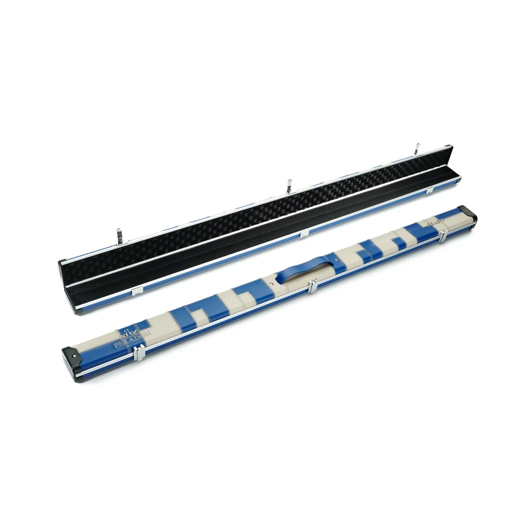 Peradon Halo Blue Cream Patchwork ¾ Snooker Cue Case
