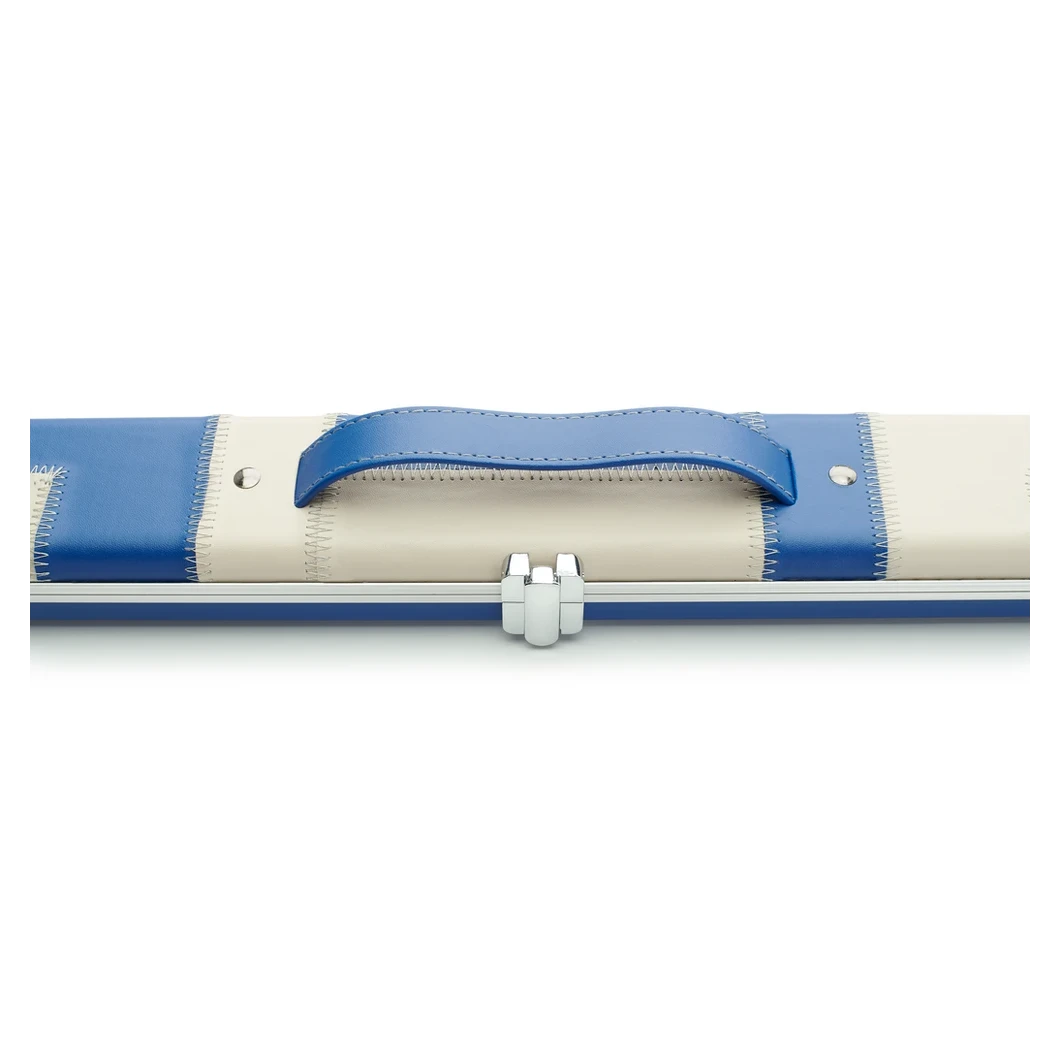 Peradon Halo Blue Cream Patchwork ¾ Snooker Cue Case