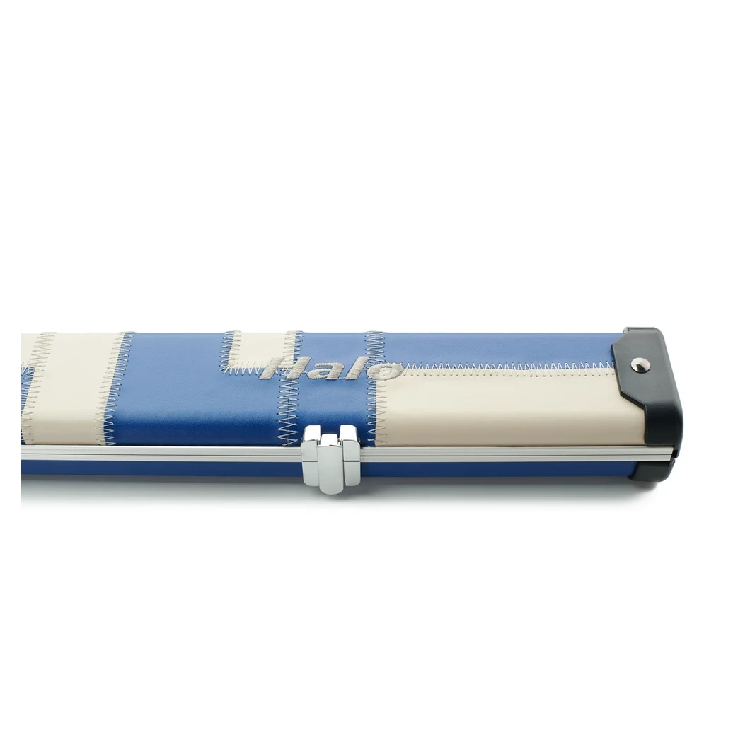 Peradon Halo Blue Cream Patchwork ¾ Snooker Cue Case