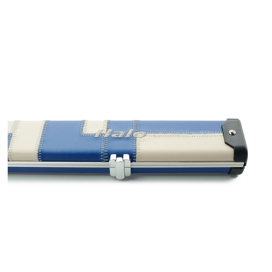 Peradon Halo Blue Cream Patchwork ¾ Snooker Cue Case