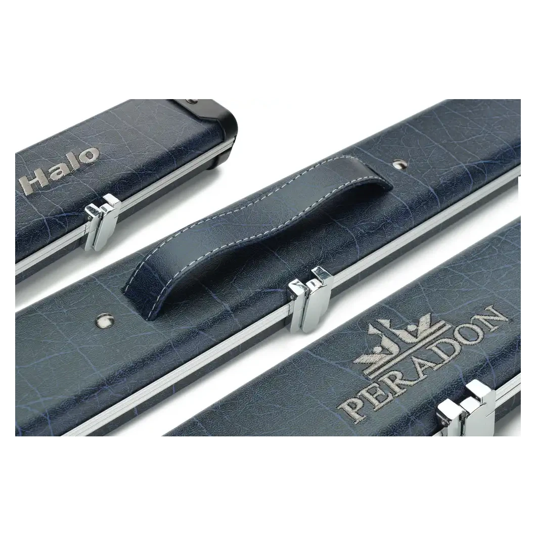 Peradon Halo Black Blue Vein ¾ Snooker Cue Case