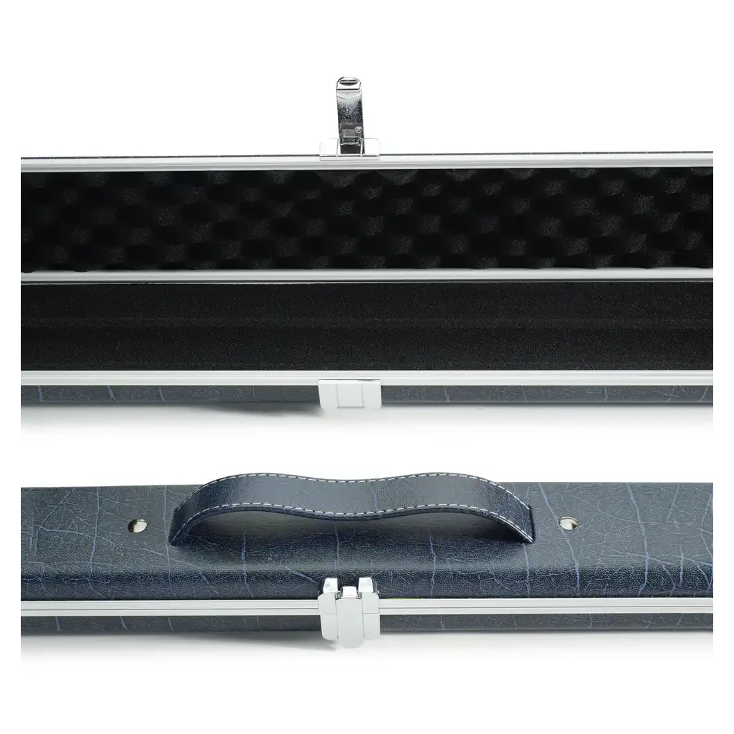 Peradon Halo Black Blue Vein ¾ Snooker Cue Case