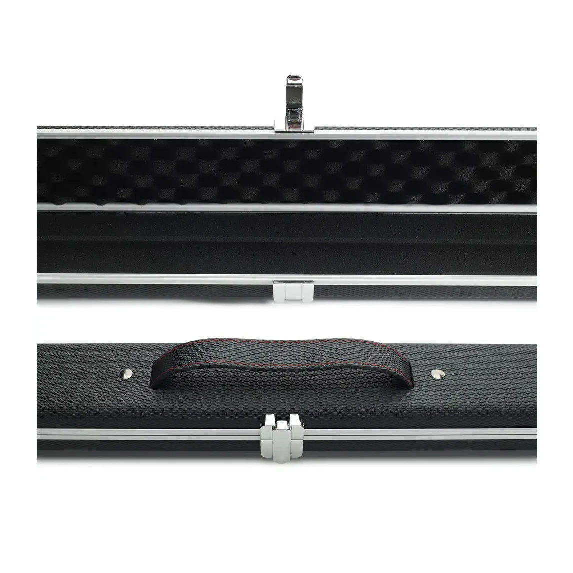 Peradon Halo Carbon & Red Logo ¾ Snooker Cue Case