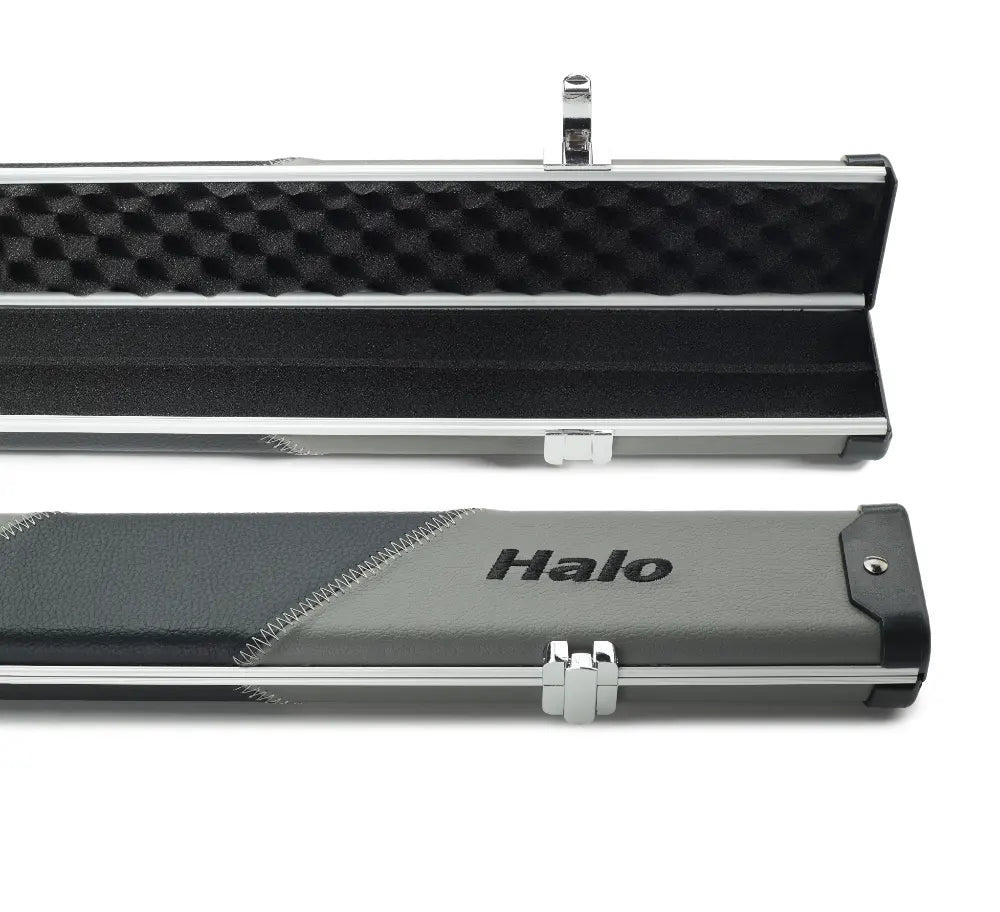 Peradon Halo Grey & Black Stripe ¾ Snooker Cue Case