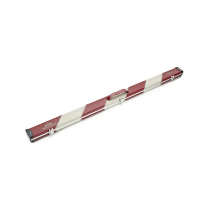 Peradon Halo Red & Cream Stripe ¾ Snooker Cue Case