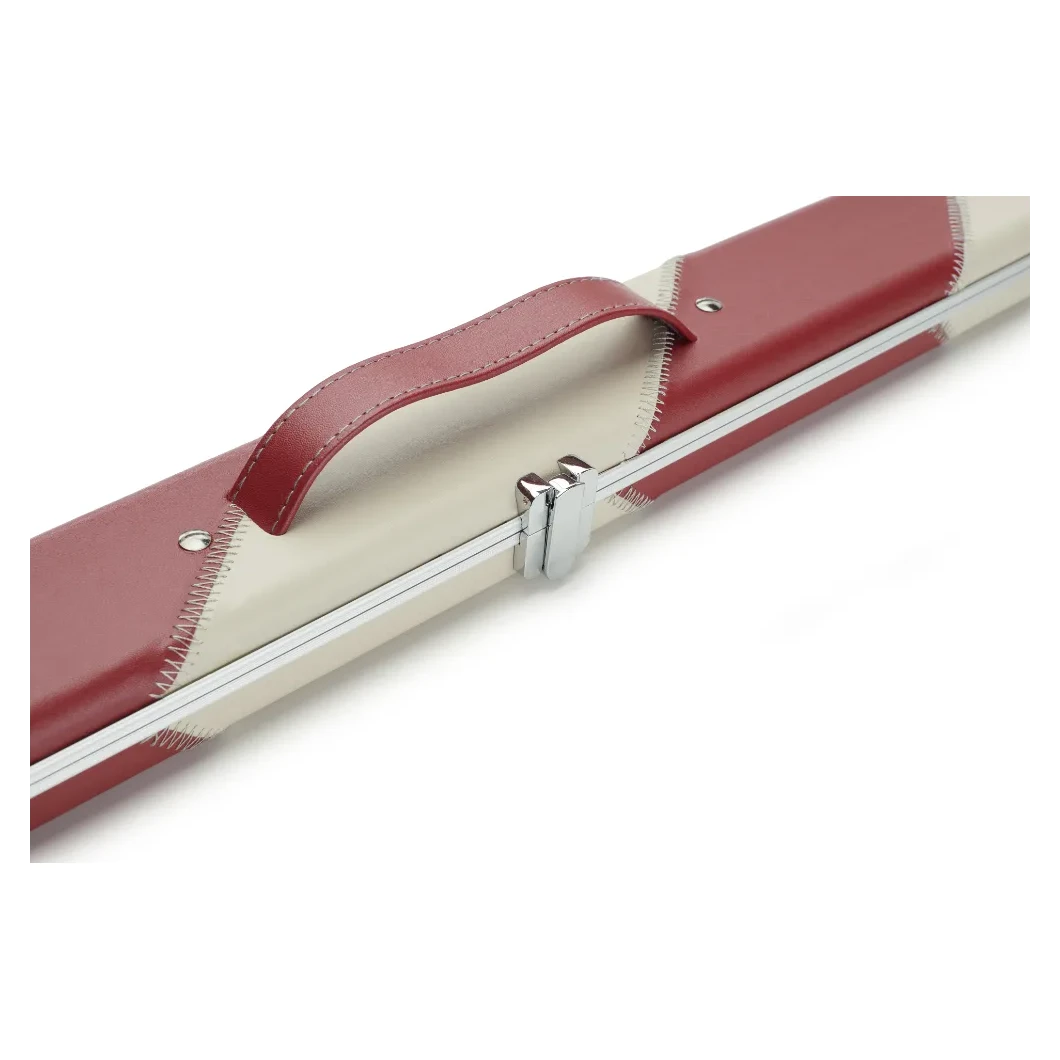Peradon Halo Red & Cream Stripe ¾ Snooker Cue Case