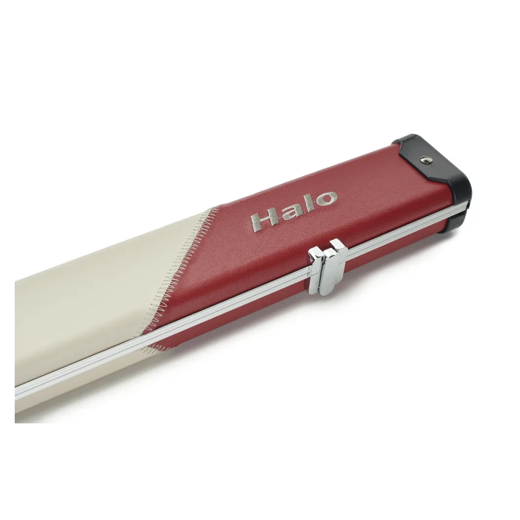 Peradon Halo Red & Cream Stripe ¾ Snooker Cue Case