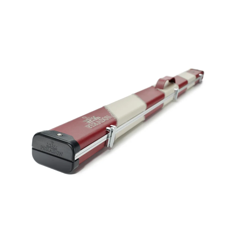 Peradon Halo Red & Cream Stripe ¾ Snooker Cue Case