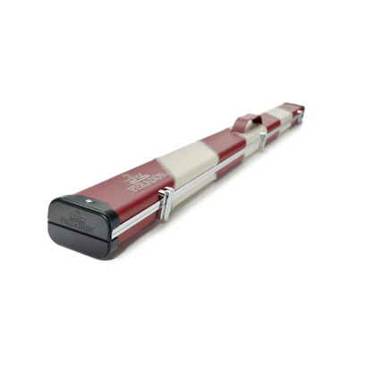 Peradon Halo Red & Cream Stripe ¾ Snooker Cue Case