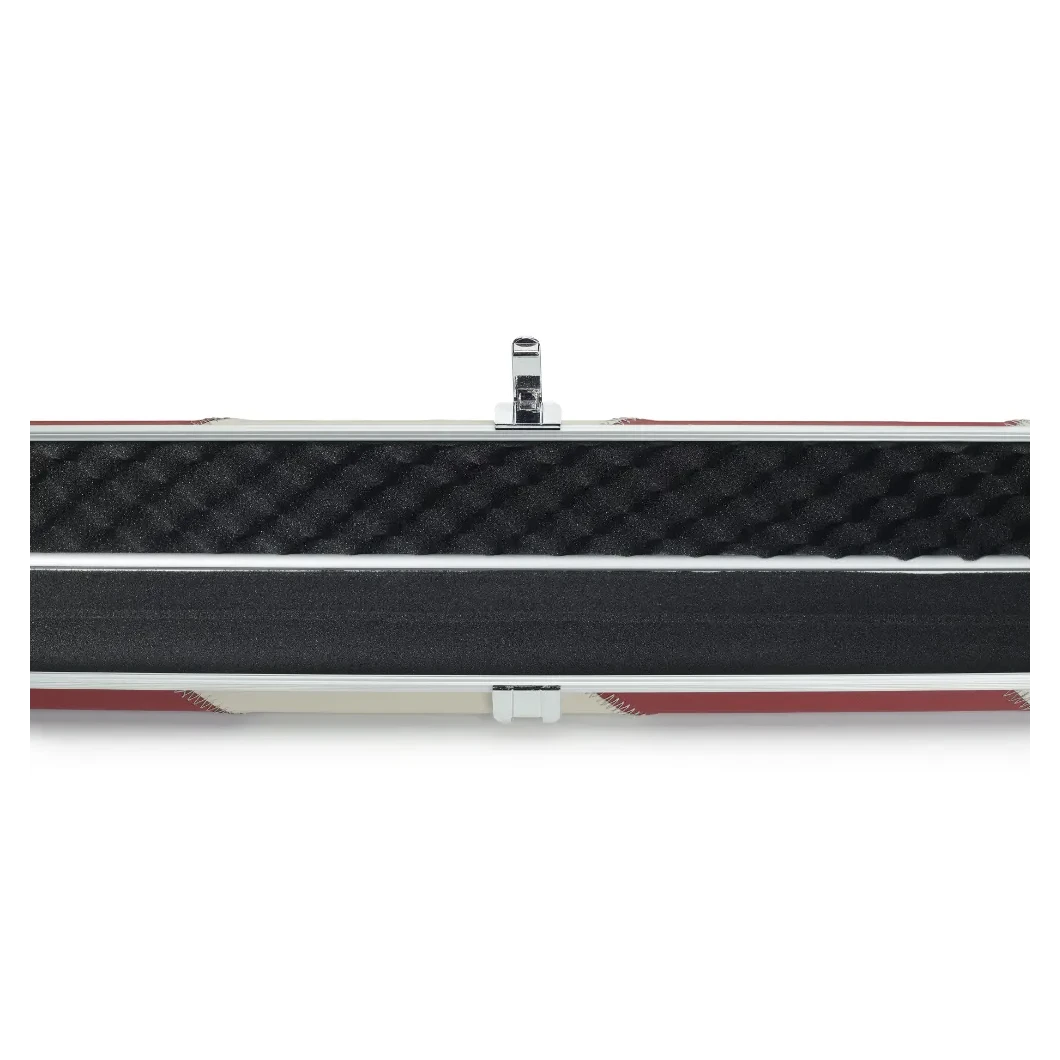 Peradon Halo Red & Cream Stripe ¾ Snooker Cue Case