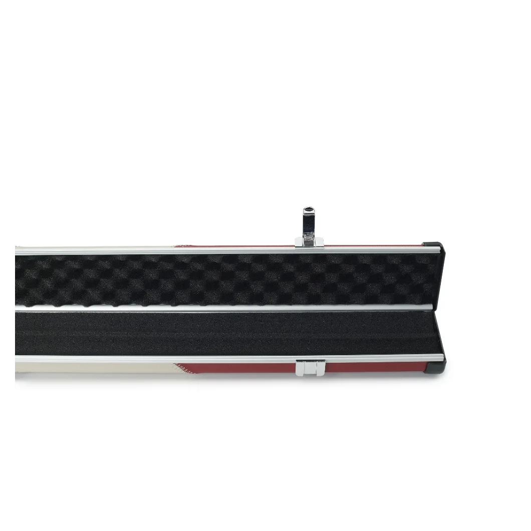 Peradon Halo Red & Cream Stripe ¾ Snooker Cue Case