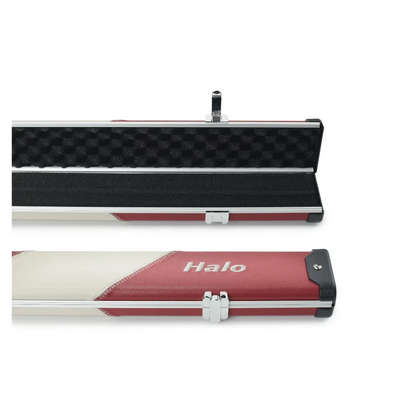 Peradon Halo Red & Cream Stripe ¾ Snooker Cue Case