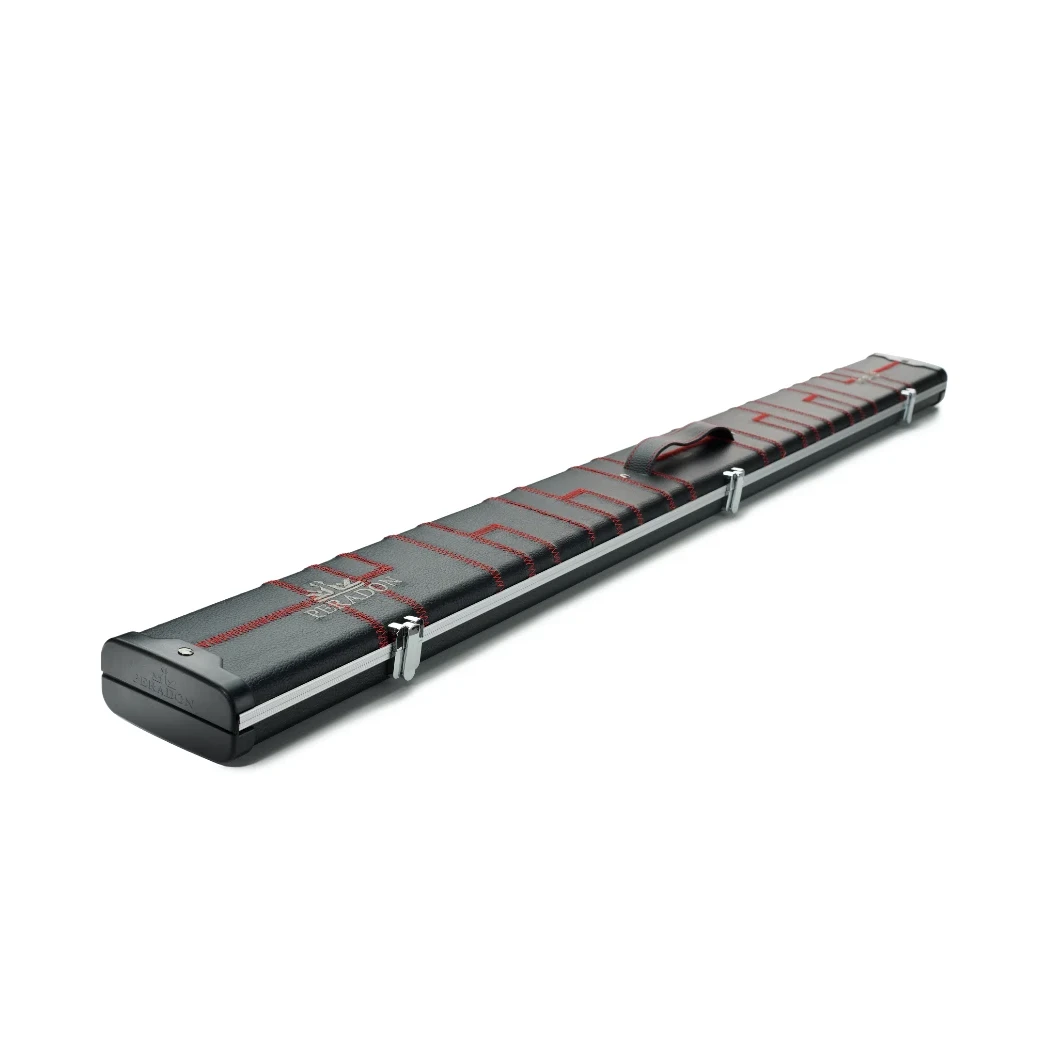 Peradon Halo Plus Black Patch & Red Stitch ¾ Jointed Extra Wide Snooker Cue Case
