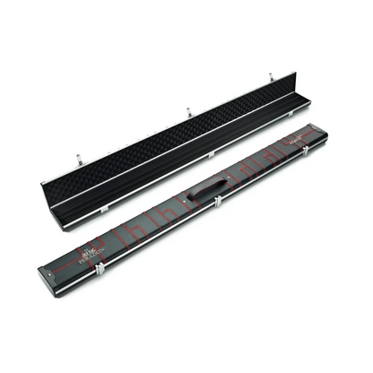 Peradon Halo Plus Black Patch & Red Stitch ¾ Jointed Extra Wide Snooker Cue Case