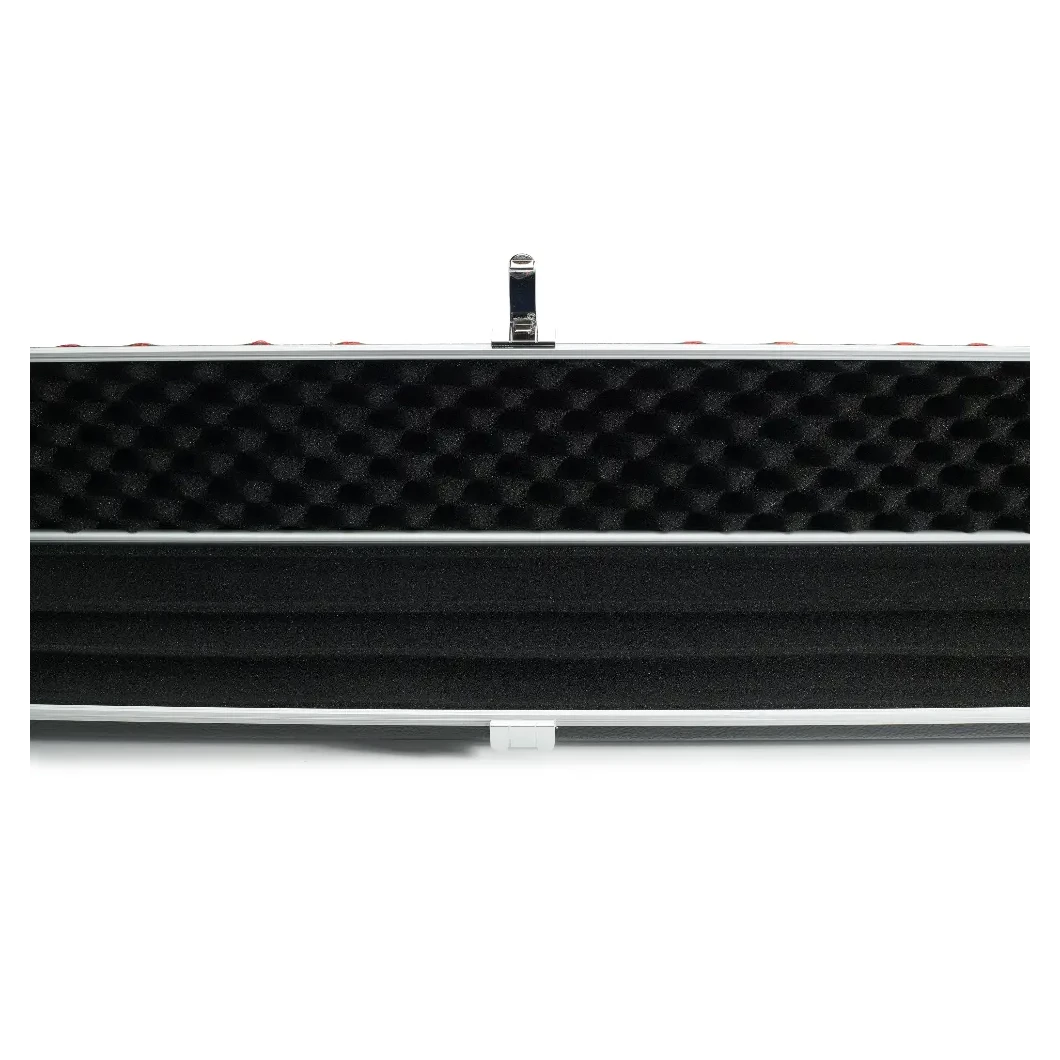 Peradon Halo Plus Black Patch & Red Stitch ¾ Jointed Extra Wide Snooker Cue Case