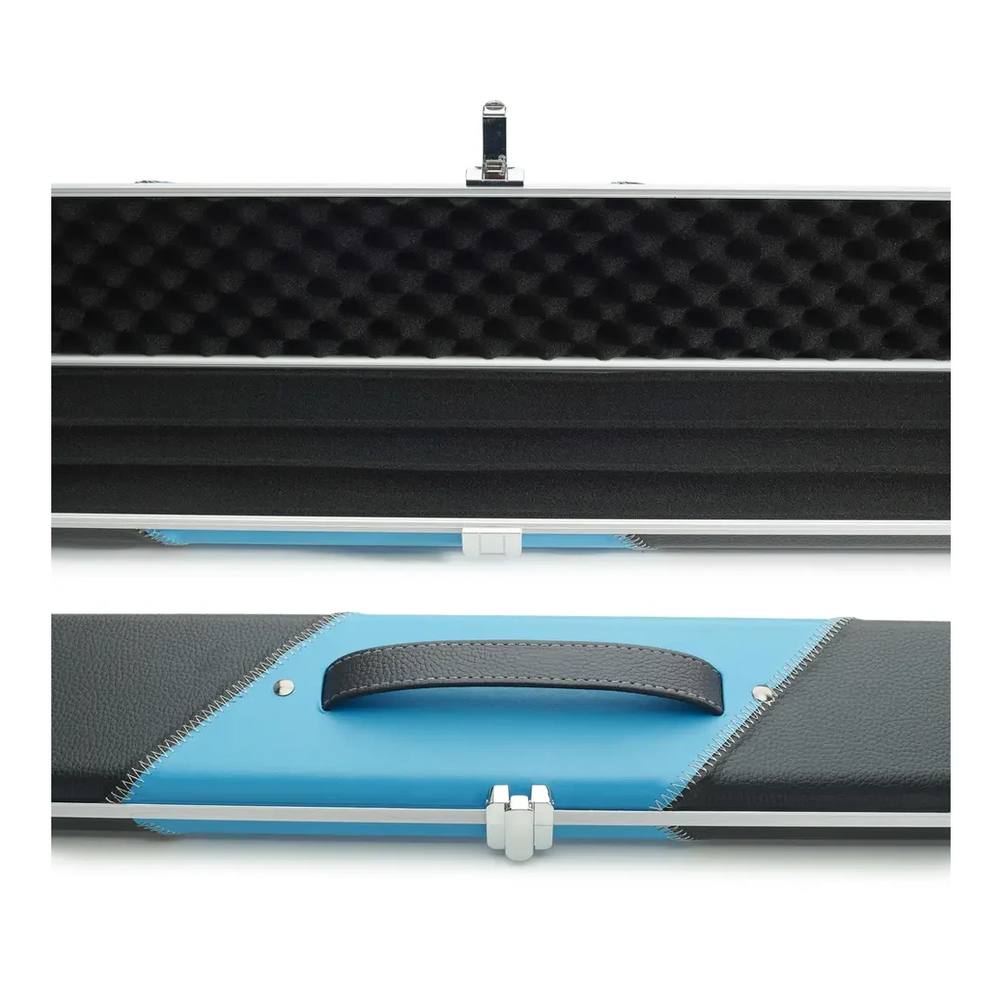 Peradon Halo Plus Black Sky Stripe 3/4 Jointed Extra Wide Snooker Cue Case