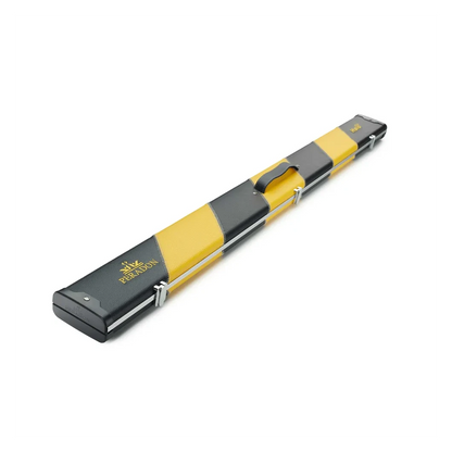 Peradon Halo Plus Black Yellow Stripe 3/4 Jointed Extra Wide Snooker Cue Case
