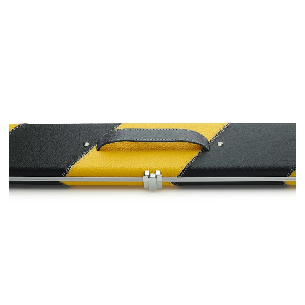 Peradon Halo Plus Black Yellow Stripe 3/4 Jointed Extra Wide Snooker Cue Case