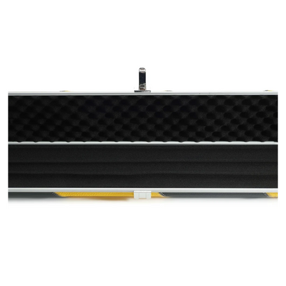 Peradon Halo Plus Black Yellow Stripe 3/4 Jointed Extra Wide Snooker Cue Case
