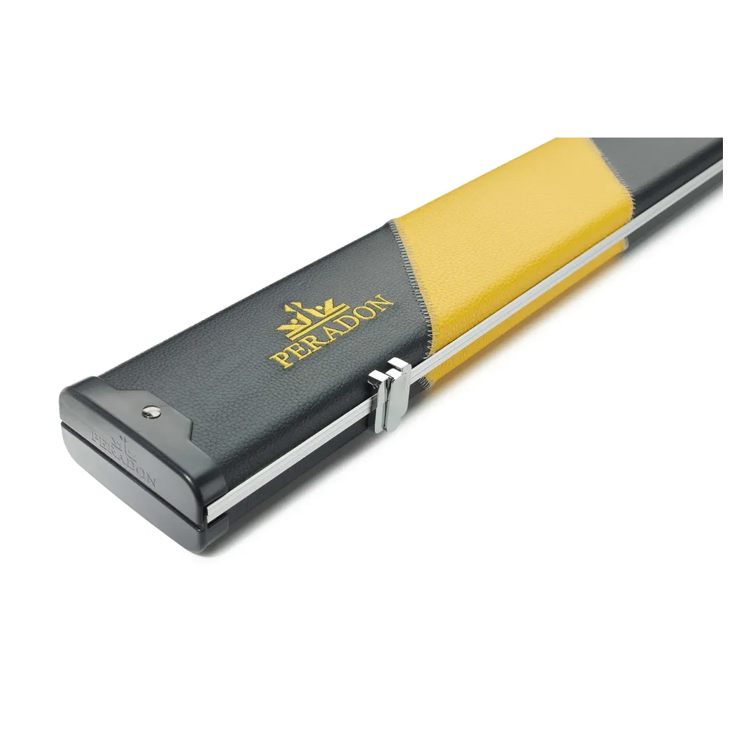 Peradon Halo Plus Black Yellow Stripe 3/4 Jointed Extra Wide Snooker Cue Case