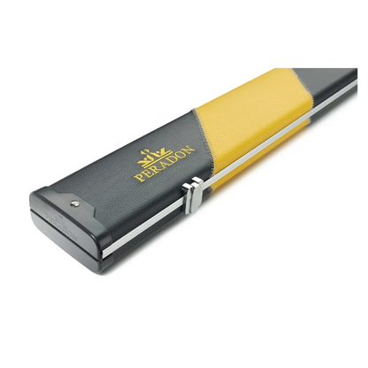 Peradon Halo Plus Black Yellow Stripe 3/4 Jointed Extra Wide Snooker Cue Case