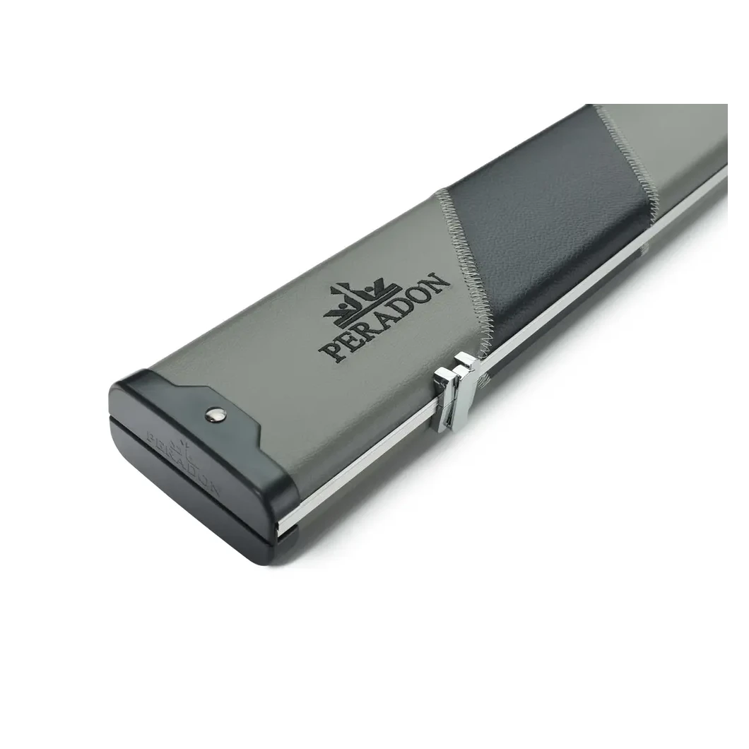 Peradon Halo Plus Grey & Black Stripe 3/4 Jointed Extra Wide Snooker Cue Case