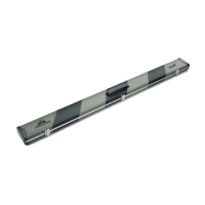 Peradon Halo Plus Grey & Black Stripe 3/4 Jointed Extra Wide Snooker Cue Case