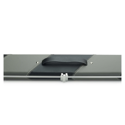 Peradon Halo Plus Grey & Black Stripe 3/4 Jointed Extra Wide Snooker Cue Case