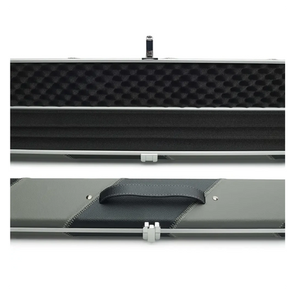 Peradon Halo Plus Grey & Black Stripe 3/4 Jointed Extra Wide Snooker Cue Case